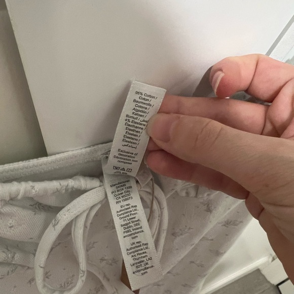 NWT Skims Logo Pointelle Mini Dress - Pacific Floral Print Small - Picture 9 of 10